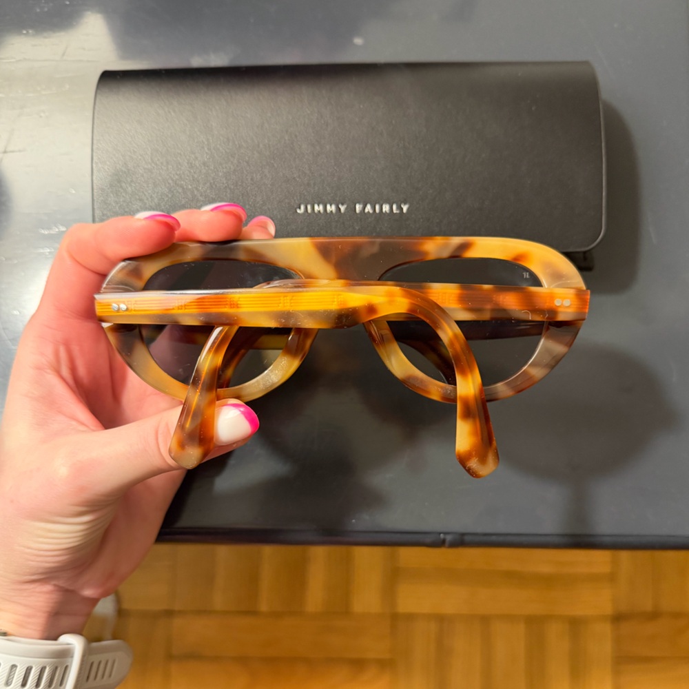 Jimmy Fairly Women's Tortoise Shell Sunglasses - Brown - Picture 2 of 5